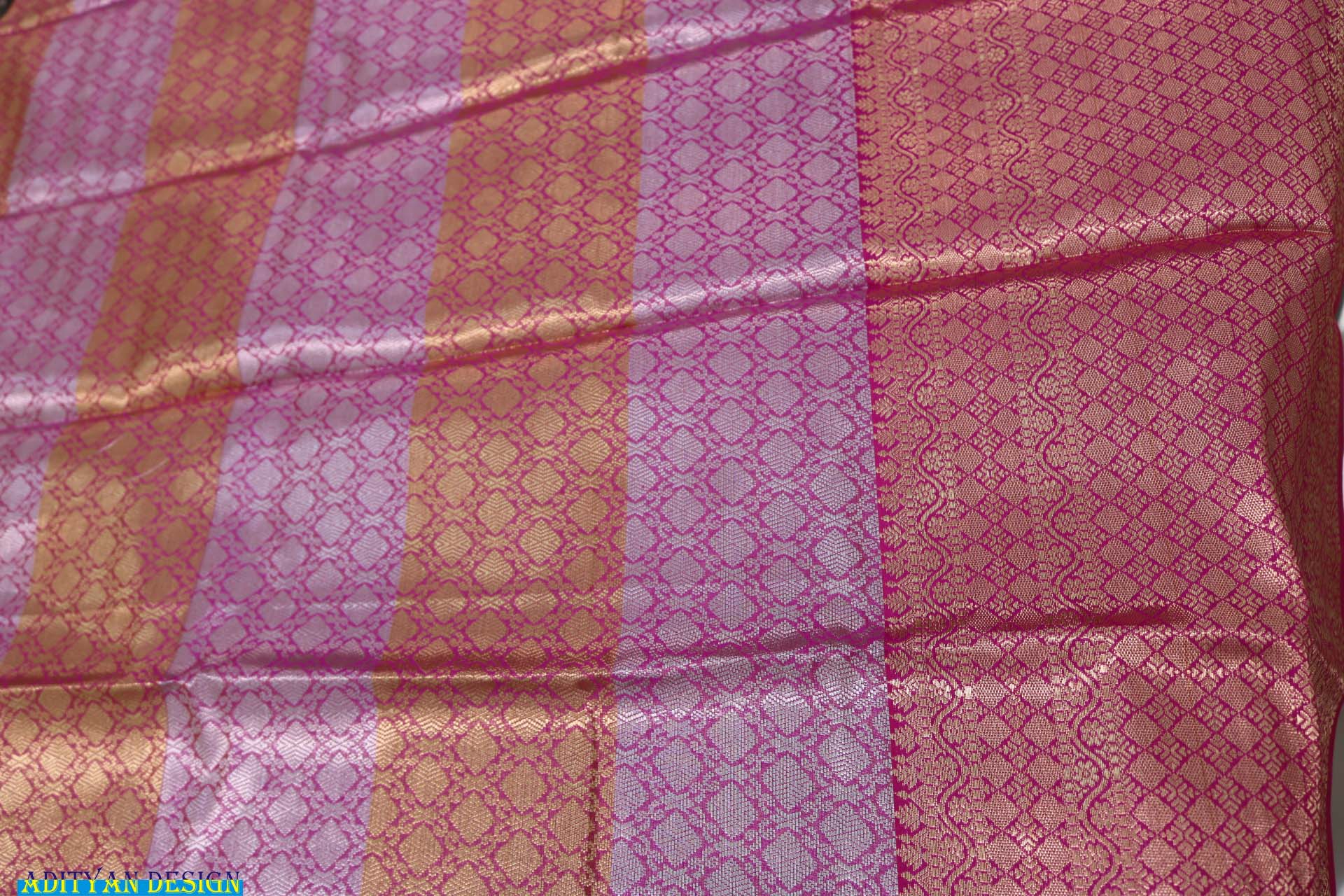 ORANGE COLOR BANRASI PATTU SAREE.