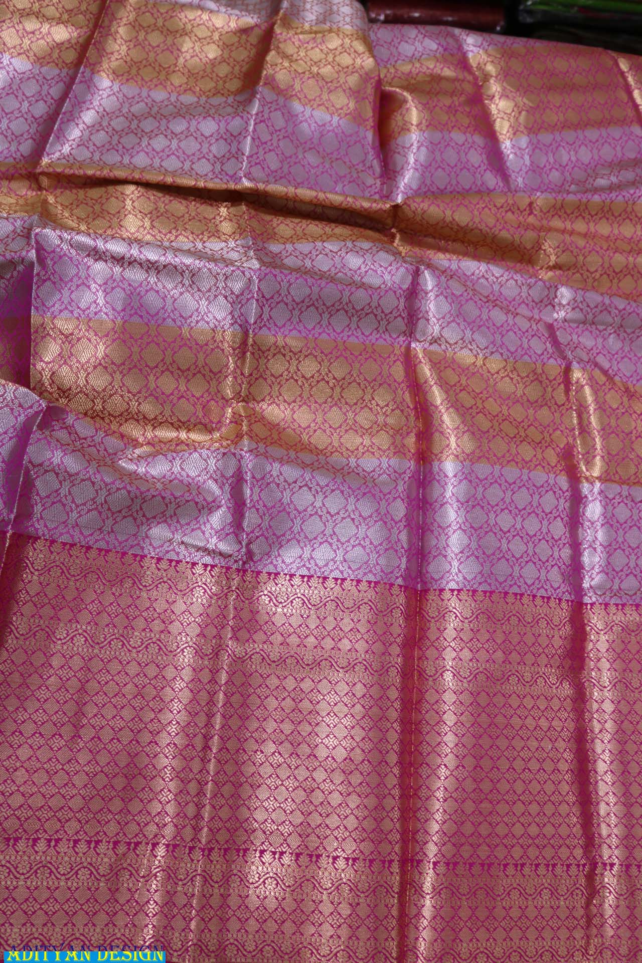 BLUE COLOR BANARASI FANCY PATTU SAREE.