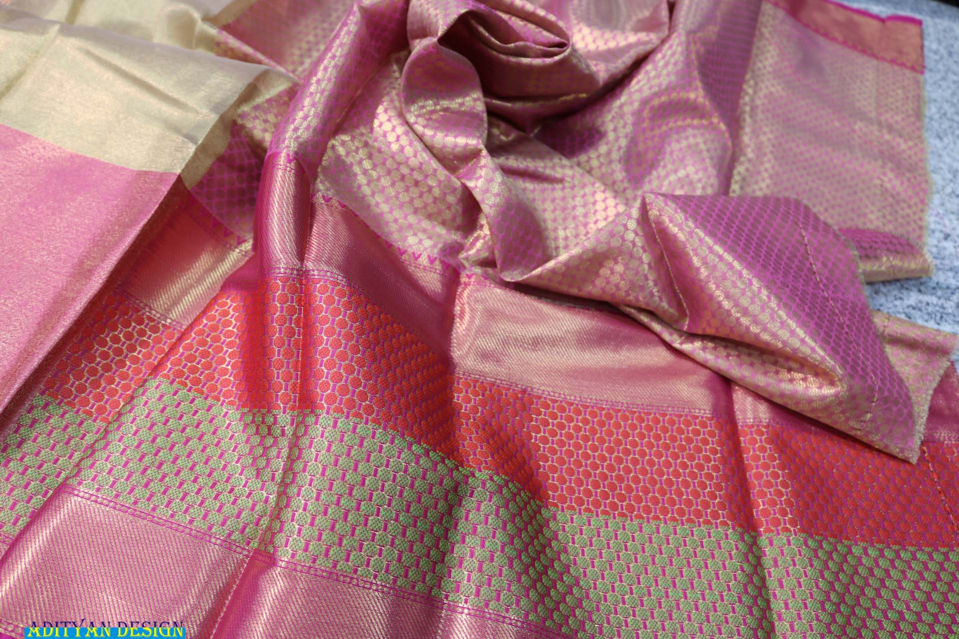 KANCHI MODEL BANARASI SILK SAREE