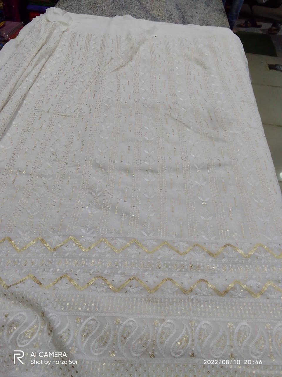 CHICKEN CURRY GEORGATTE DYEBLE LEHENGHA METERIAL