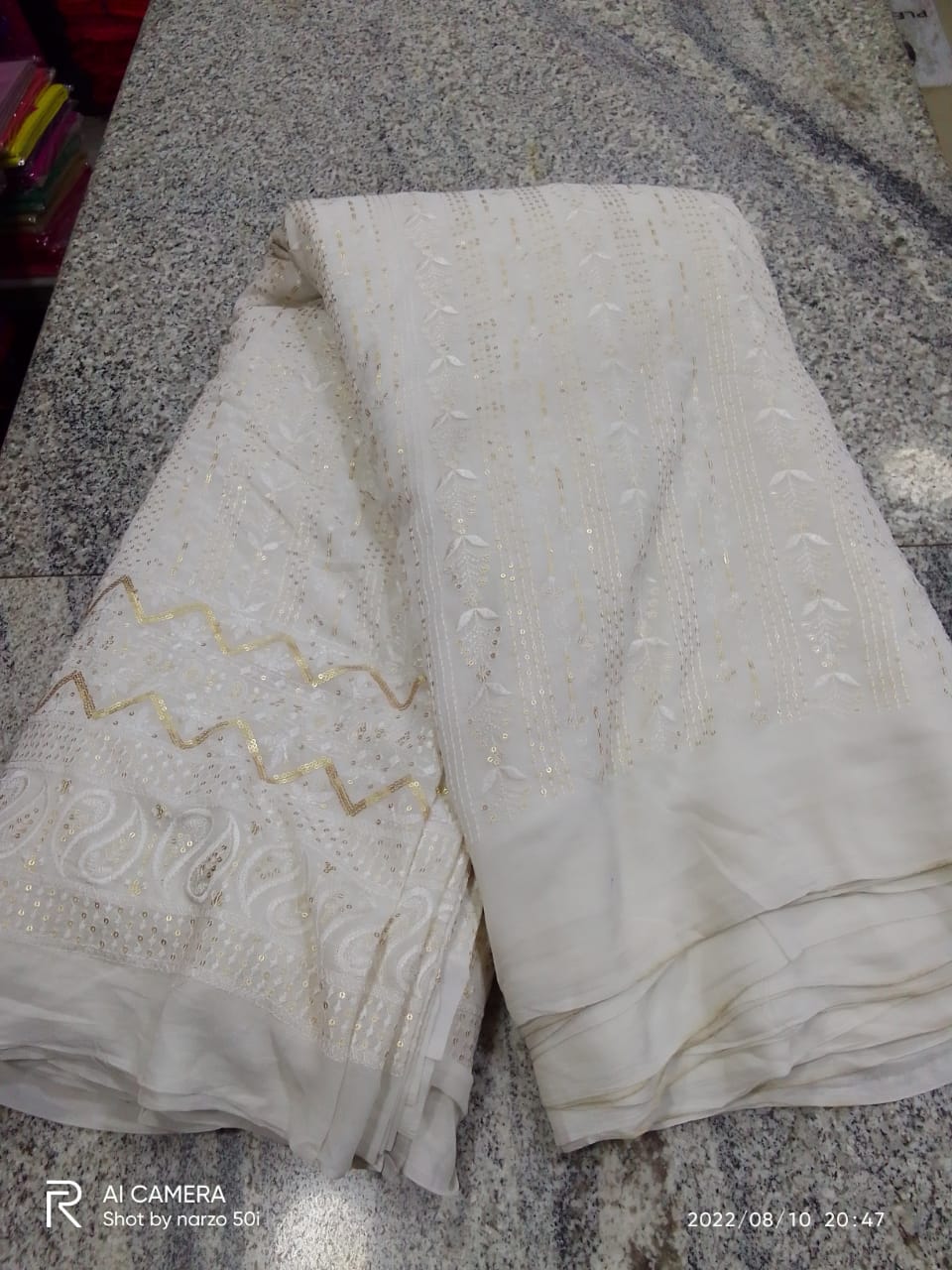 CHICKEN CURRY GEORGATTE DYEBLE LEHENGHA METERIAL