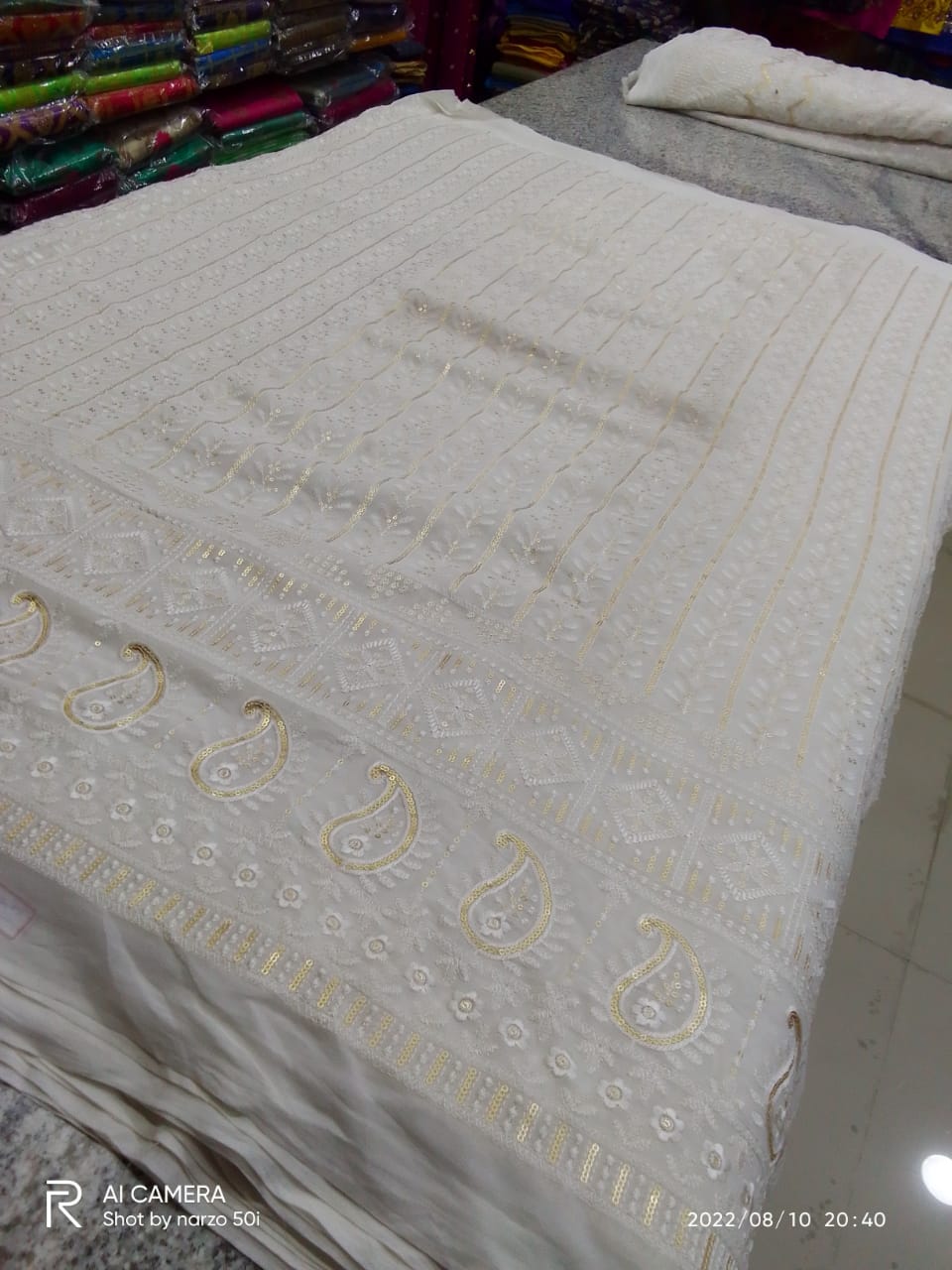 CHICKEN CURRY GEORGATTE DYEBLE LEHENGHA METERIAL.