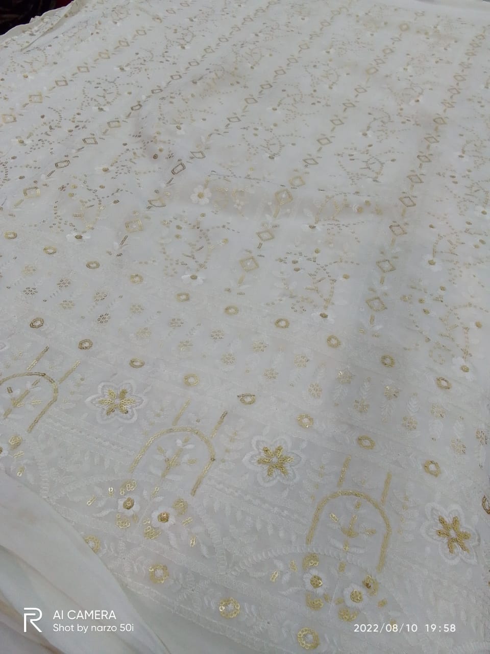 CHICKEN CURRY GEORGATTE DYEBLE LEHENGHA METERIAL.