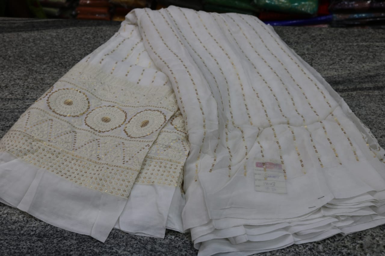 CHICKEN CURRY GEORGATTE DYEBLE LEHENGHA METERIAL.