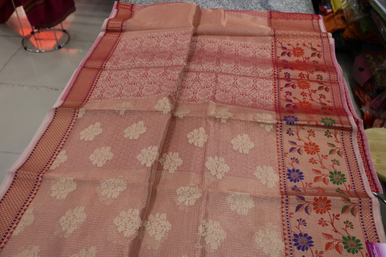 TISSUE KOTA  FANCY SAREE