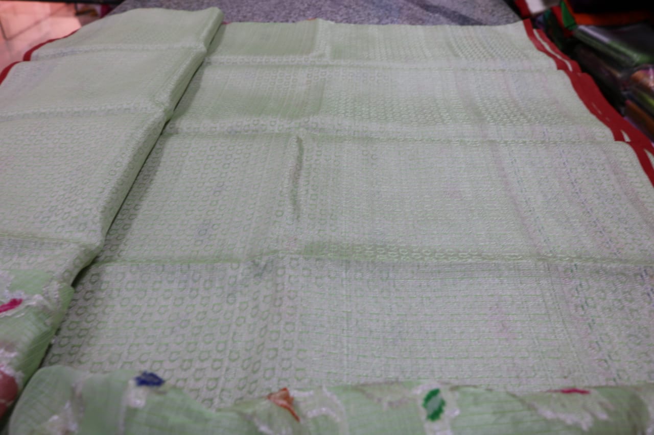 TISSUE KOTA  FANCY SAREE.