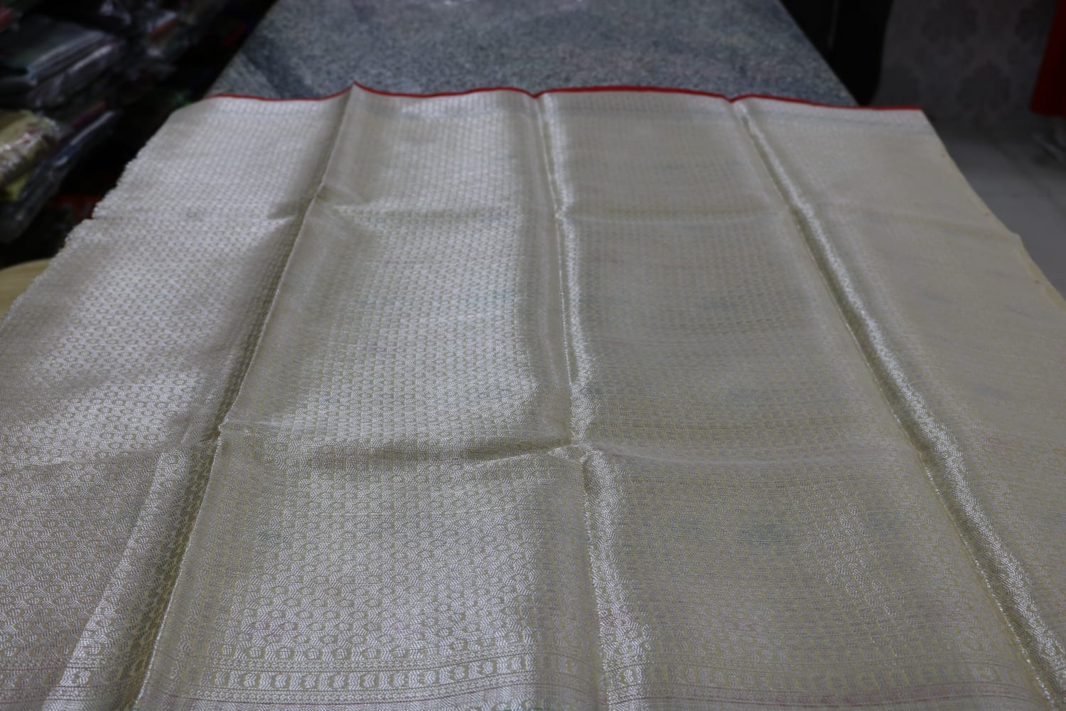  TISSUE KOTA  FANCY SAREE.