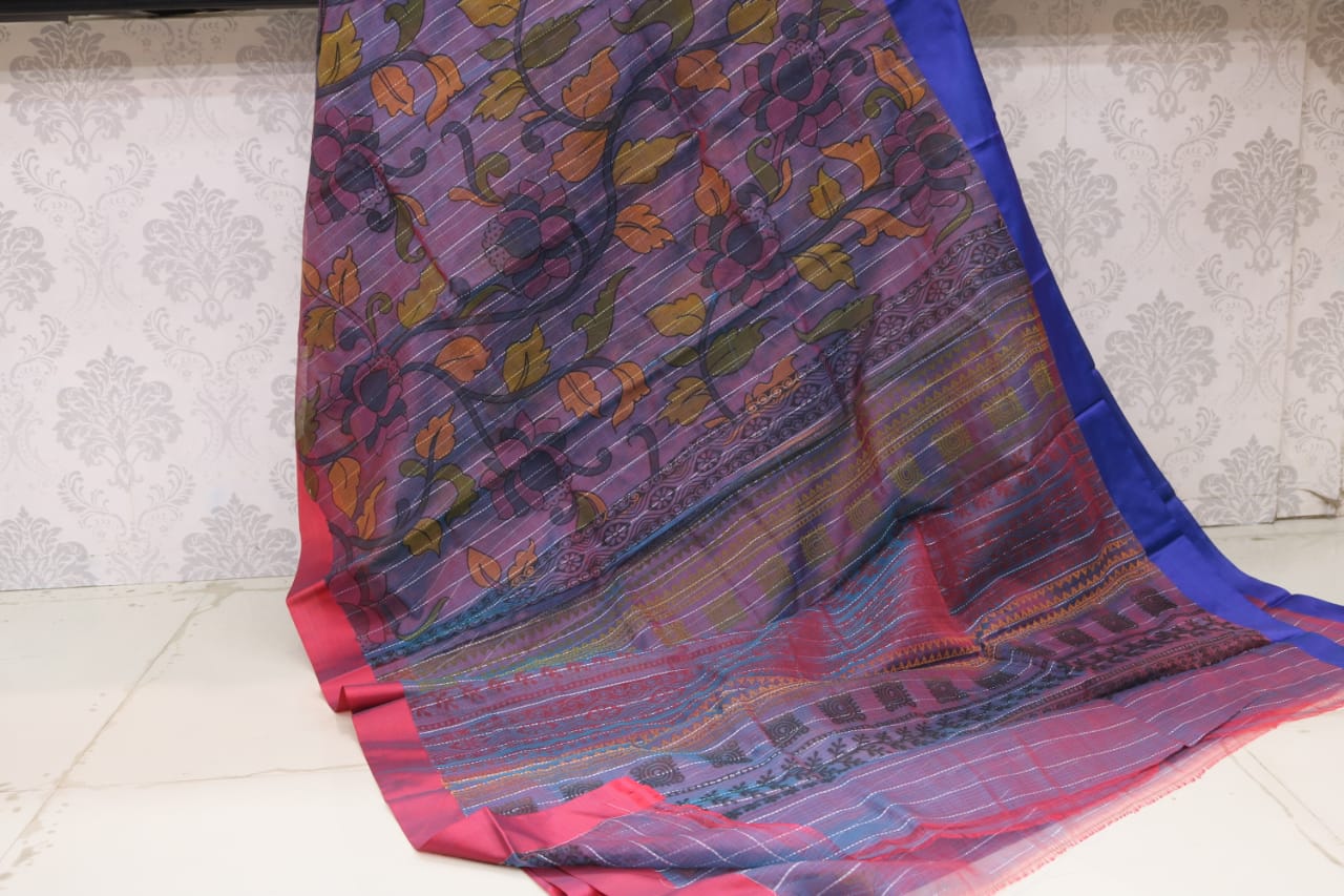  PRINTED SILK KOTA.