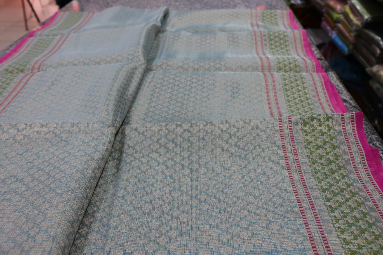 TISSUE KOTA  FANCY SAREE.