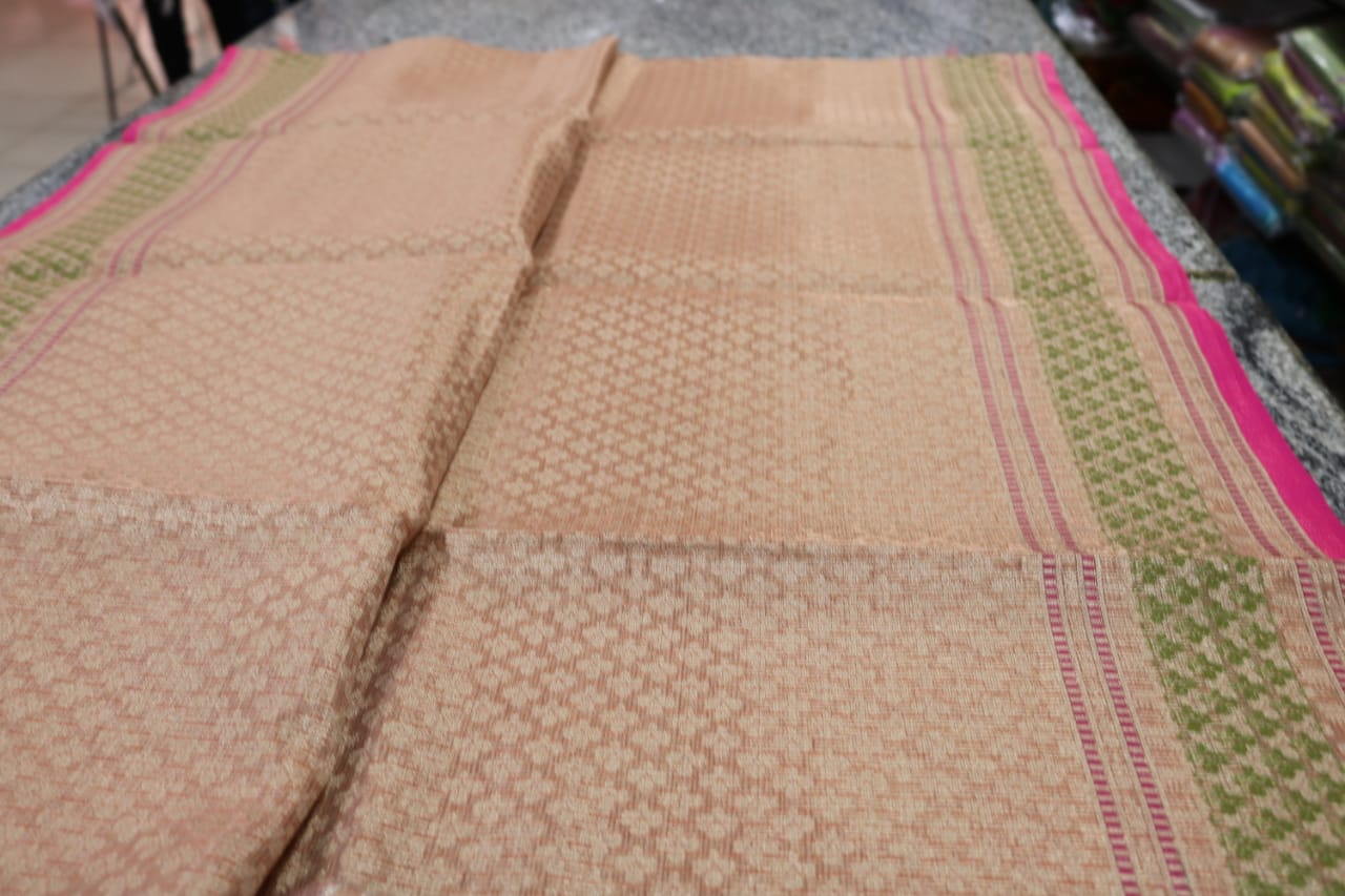 TISSUE KOTA  FANCY SAREE.