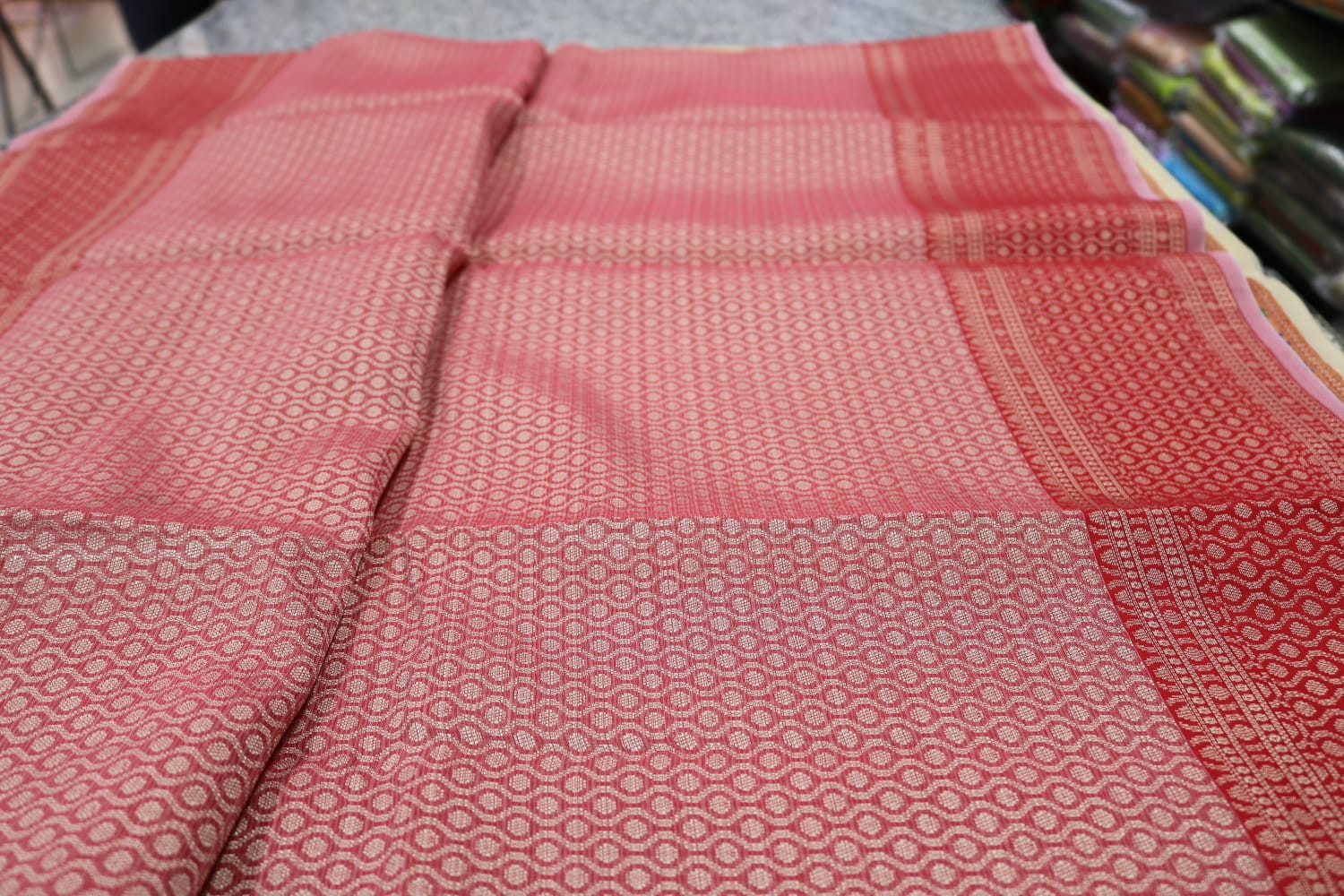 TISSUE KOTA  FANCY SAREE.