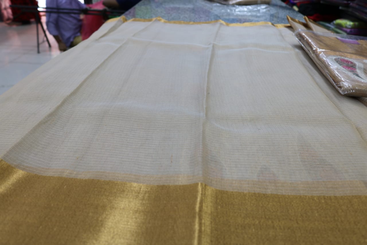 TISSUE KOTA  FANCY SAREE.