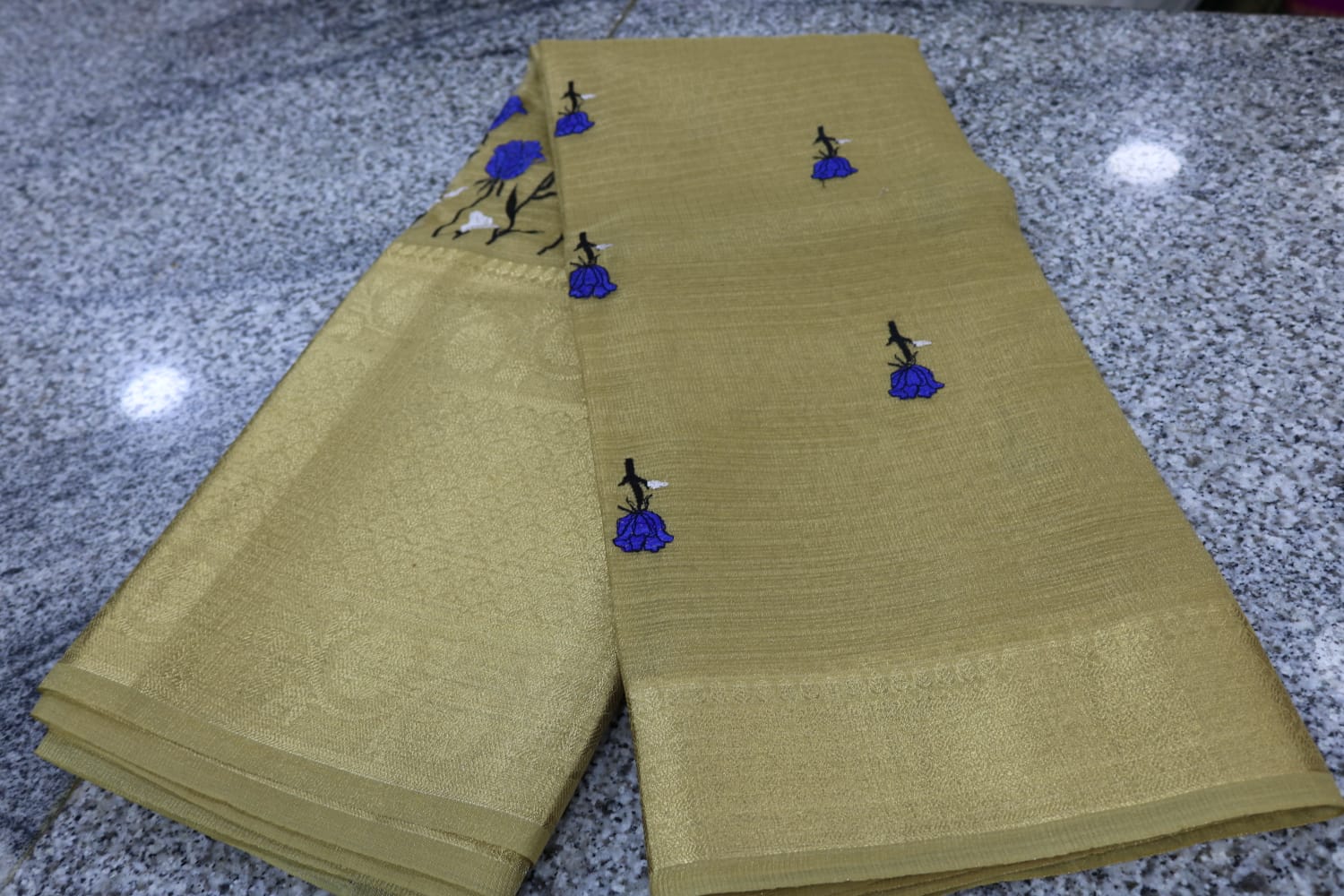 TISSUE KOTA  FANCY SAREE.