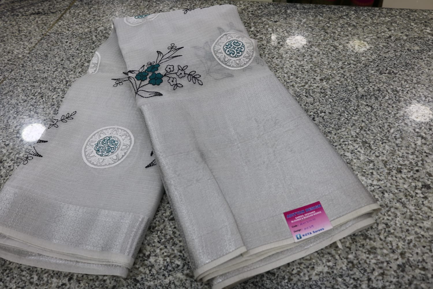 TISSUE KOTA  FANCY SAREE.