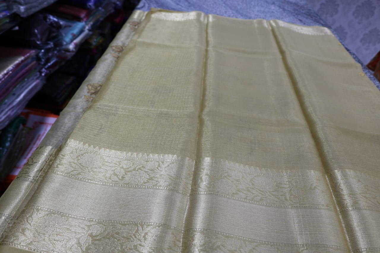   TISSUE KOTA  FANCY SAREE.